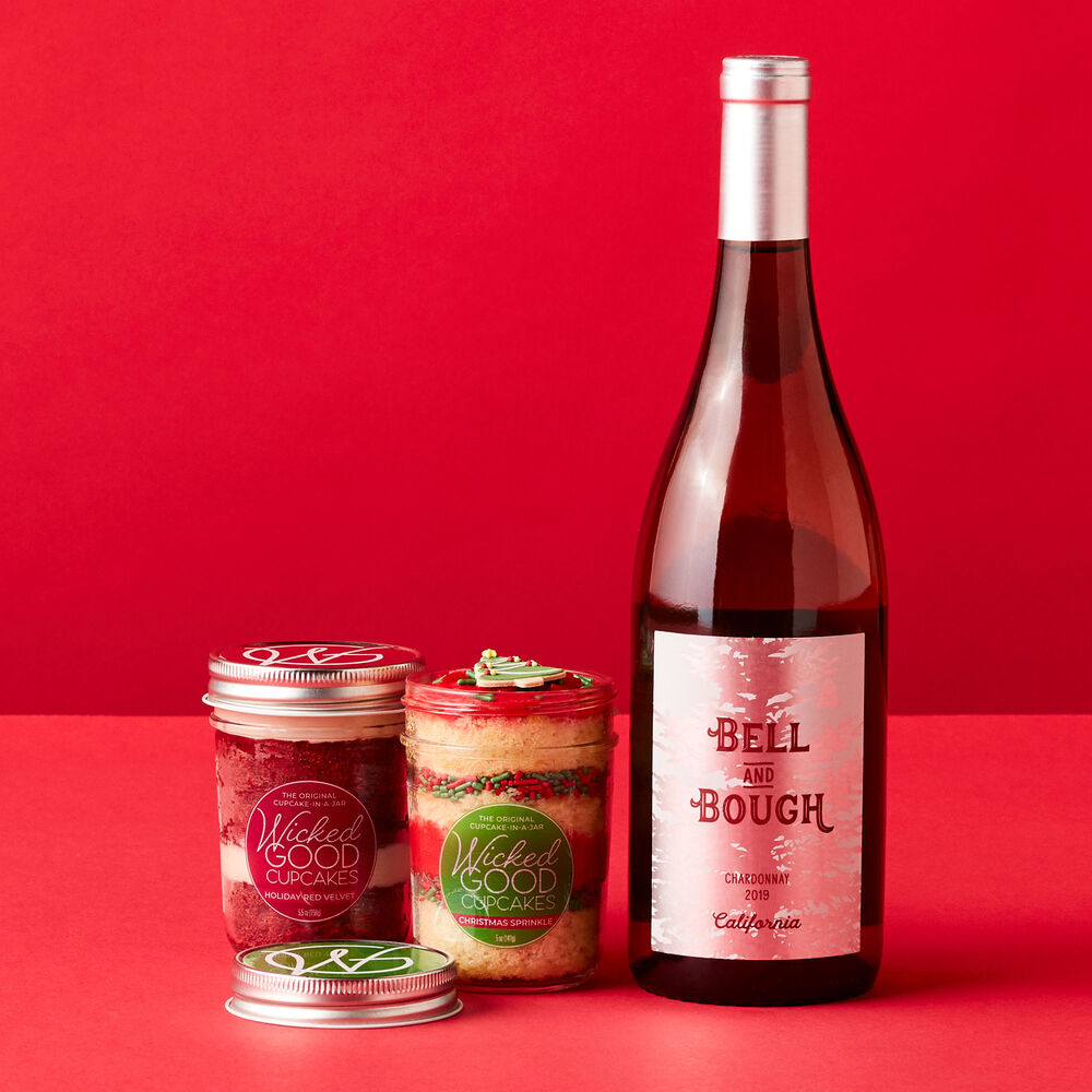 Cupcakes & Tost Non-Alcoholic Rosé Gift Set