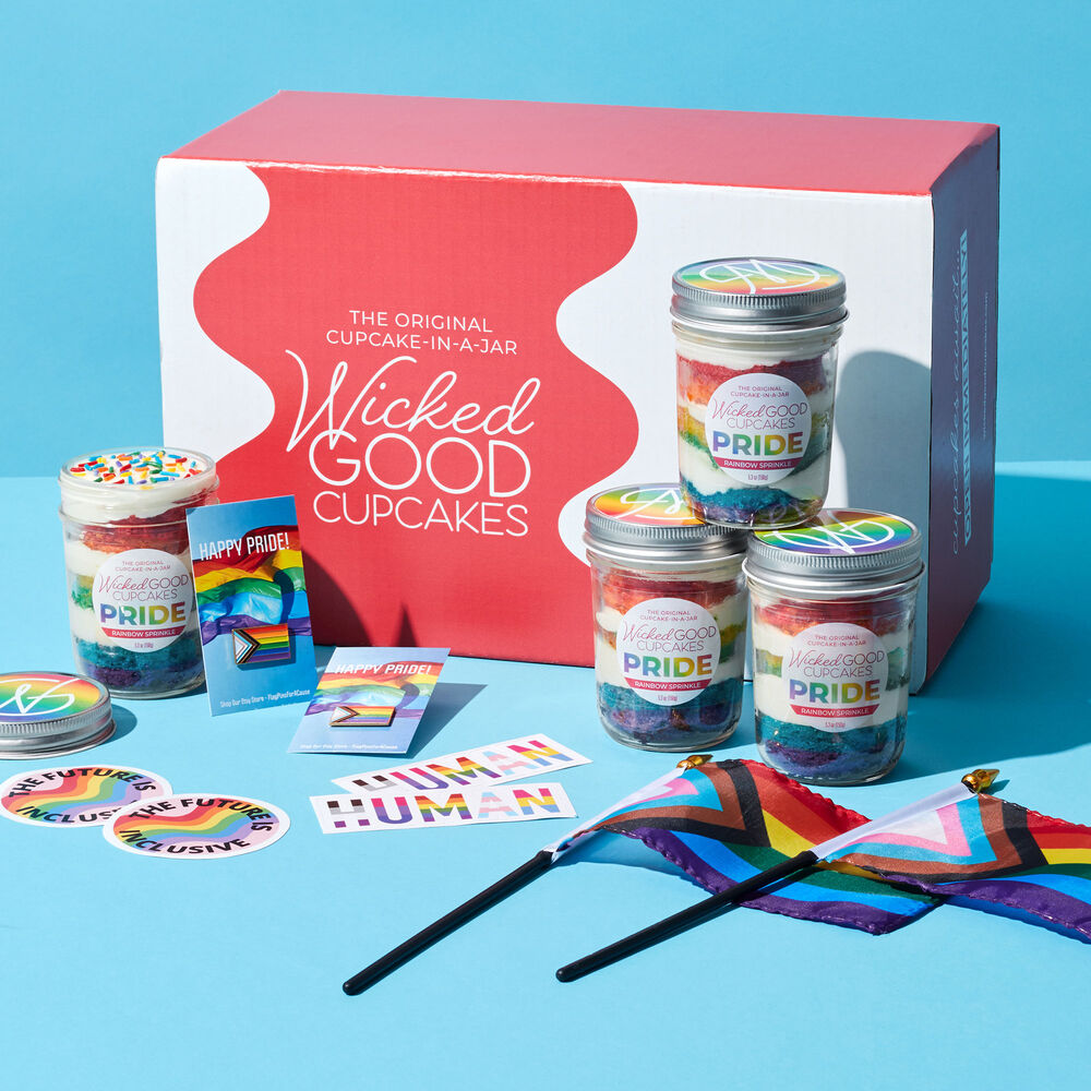 Pride Celebration Cupcake 4-Pack Gift Set